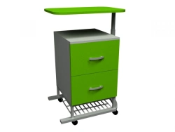 Bedside cabinet with swivelling table top medical TMK-05