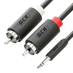 AV cable model GCR-AJR1, 3,5mm jack to 2 RCA