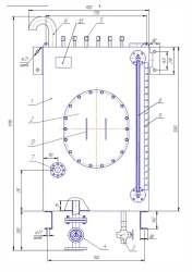 Expansion tank of diesel generator cooling system 500 litres