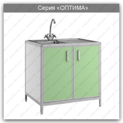 Laboratory table with sink Optima series: SLM.02.00