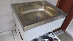Shipboard metal furniture. Hand washbasin RBPG