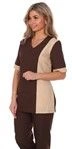 Women's labour suit No. K-52 (blouse and trousers) for protection against general industrial contamination and mechanical action