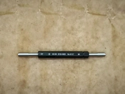 Smooth double-sided plug calipers with inserts with diameter from 1 to 6 mm
