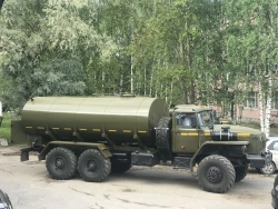 Tank truck type 71883 on chassis URAL-4320 and URAL-5557 using axles 4320F-2300010-08, 4320F-2400010-1.