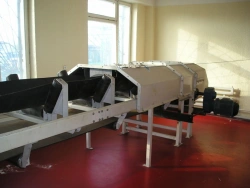 Belt conveyor of LT type for food industry: LT-150-500