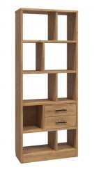 Wooden office furniture, for other public areas: Shelving unit combined