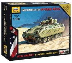 Assembled model "American BMP Bradley"