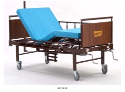 Functional medical bed with toilet unit MET, version MET TM-100