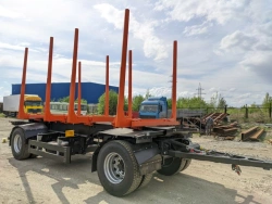 BZAP 94562H two-axle forestry trailer