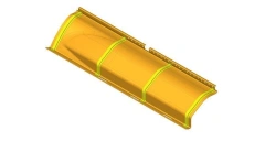 Ceiling panel left transition 529265-5702245-03