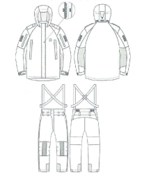 Insulated suit (jacket, trousers)