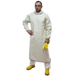 Protective apron-jacket for food industry against water, acid and alkali solutions (K80 ?50), PVC