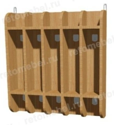 5-seater hanging towel rail