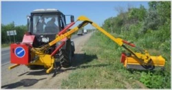 Manipulator "Strizh-1.3" mounted on rear linkage