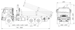 Dump trucks without CMU with diesel engine, GVW more than 5 tonnes but not more than 20 tonnes type 57564 modifications: 57561N