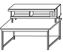 Laboratory table for chemical researches ??-2