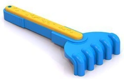 Rake with insert