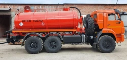 Tank truck for oil and gas condensate collection AKN, AKN-OD, AKNS 4671M2-30 on chassis Kamaz-43118-RS