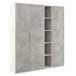 Tall cupboard 3 leaves with B-tone niche