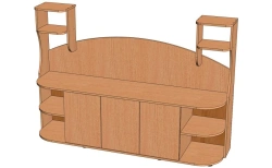 Shelving unit "Nature Corner-1". Model: UP-1