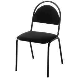 Hard working chairs on metal frame upholstered model St-met1 St-met2
