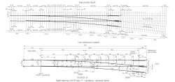 Switching of arrow type P50 of mark 1/9 with cross-head with reduced cut-in of the project 2643.00.000-05