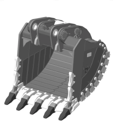 Heavy duty rock bucket RD-291-15m3-DA-X