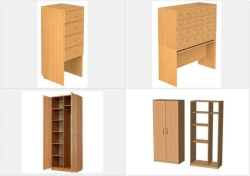 Wooden filing cabinet