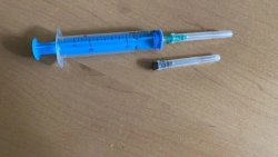 Injection syringe for single use, three-detailed, sterile type "Luer", with needle, version - 8A "Luer". 10A "Luer" type, with n