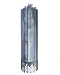 Metal silo with cone bottom SK946-1-9,55/12 (clearance 1230mm)