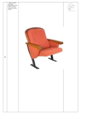 Armchair with metal frame, brand "Venice No.2", size: 540×610/690×970, seat cushion thickness 140 mm