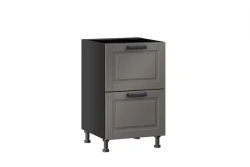 Mocha LD.274120.000 Front set for kitchen cabinet 500 with 2 drawers (4) (Sundown )