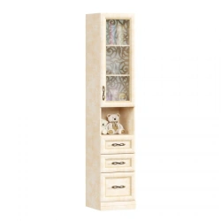 Alexandria LD.510120.000 Shelving unit combined (Leather Lento/Rustica)