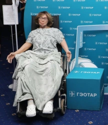 Mannequin "VERA" for practising the skills of caring for an elderly patient