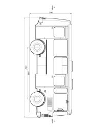 Special purpose motor transport vehicle VMK3033-30 "Mobile social-household complex" (base vehicle manufactured by Pavlo 243658: