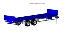 Semitrailer tractor Tonar model PT 7 with axle units PT 5. PT 7 with PT 5 axle units