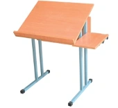 Pupil's drawing and painting table adjustable in height Art. 00069