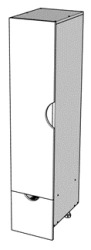 Clothes cupboard (cubicle) for children