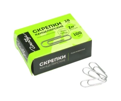 Paper clips 28 mm 100 pcs., galvanised