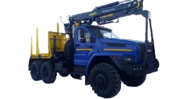 Timber hauler truck with GM 6377N7-10 on chassis Ural 55571-6151-70, Ural 55571-6151-72, Ural 55571-6151-74