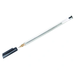 Ballpoint pen "RSH 800" black, 0, 7 mm, transparent body