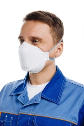Personal respiratory protection equipment with filtering half-mask: respirator RK 5020 FFP2 NR D for protection against aerosols