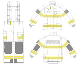 Fireman's combat clothing "ARMOR FX"