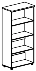 Shelving cupboard 4201 Series "Rhythm"