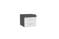 Sonata LD 628.070.000 bedside cabinet (Grey/Chocolate/Wenge Tsavo )