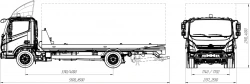 Special tow truck of SMA221 modification, without PFP, on GAZ C49RD2, C49RF2 chassis.