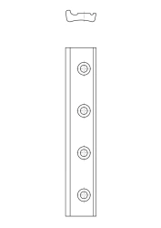Inner lining to tram grooved rails Tv60, Tv65, Tv62 (project 501-121)