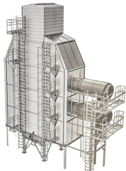 FLATUM modular louvre type grain dryer