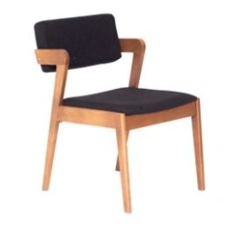 Semi-chair Ostin upholstered on wooden frame