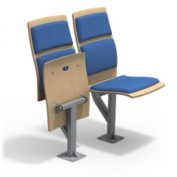 Semi-upholstered folding armchair "Silhouette-M"